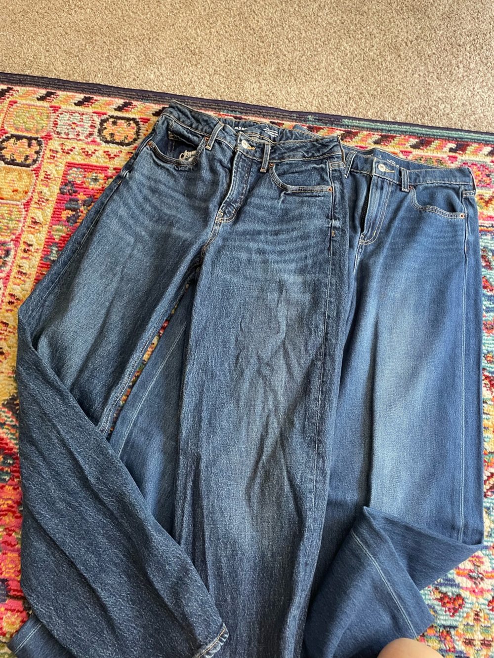 Old Navy BAGGY& Wide leg Jeans. Two pairs for ONE PRICE!